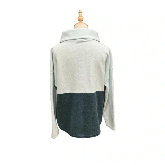 Carve Designs Rowayton Cowl-Neck Fleece Pullover Sweatshirt - Picture 3 of 5